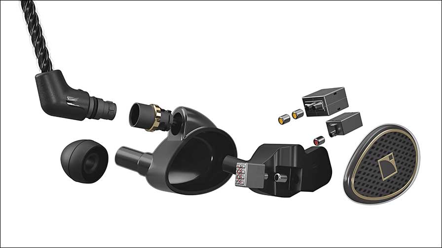 Contour XO basiert auf zehn Balanced-Armature-Treibern und einer 3-Wege-Frequenzweiche