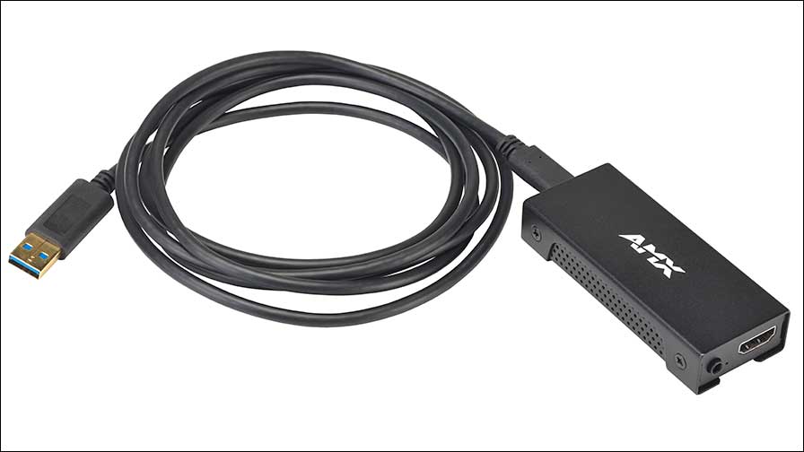 HDMI an USB anschließen mit dem UVC1-4K von AMX