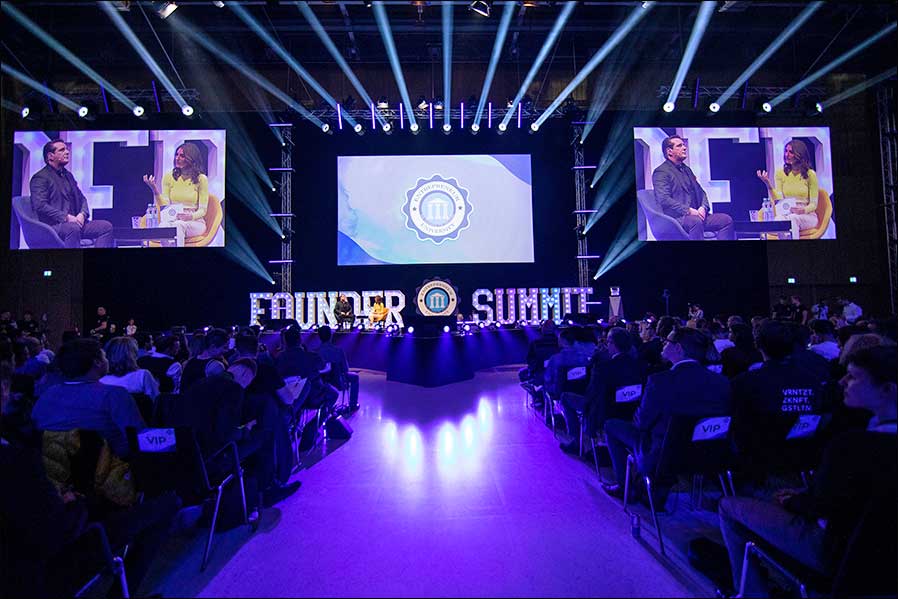 Thomas Gerdon machte das Licht beim Founder Summit 2019