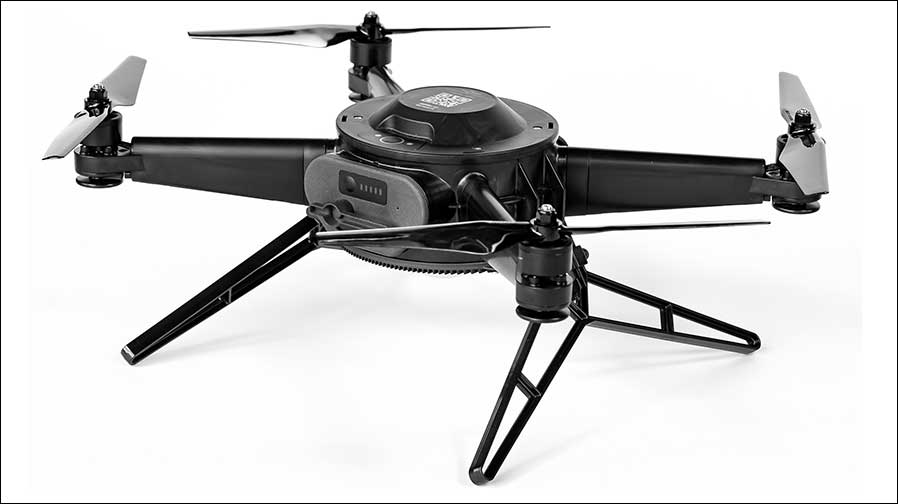  Jetzt im Starterpaket mit 50 Drohnen: Verge Aero X7 Licht-Show-Drohne (Fotos: Verge Aero).