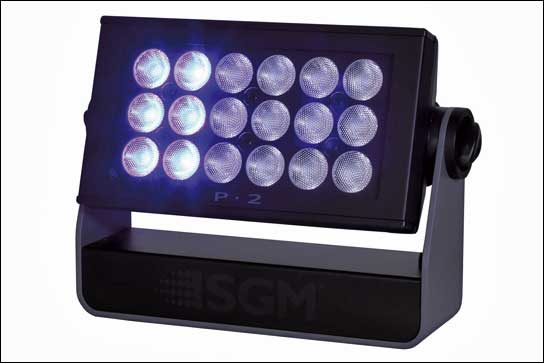 Der SGM P•2 ist das neue LED-Washlight von SGM.