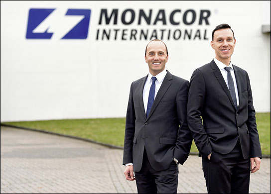 Coole Hanseaten: Thorsten Siebers (links) und Marco Willroth, die Geschäftsführer von MONACOR INTERNATIONAL.