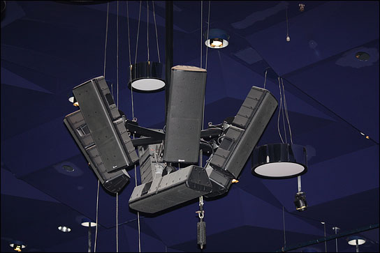 Das Soundsystem im Eurogress auf DieReferenz.de