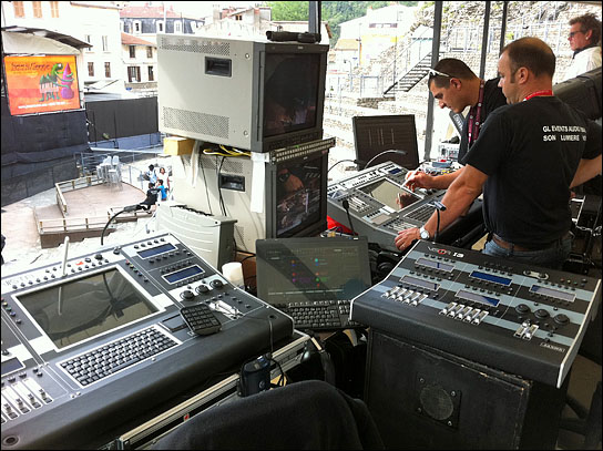Das Team beim Vienne Jazz Festival 2011 mit der Jands Vista auf DieReferenz.de