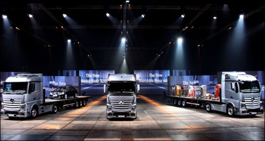 Actros in Brüssel mit satis&fy auf DieReferenz.de
