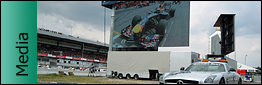 Technik von Screen Visions beim Großen Preis von Hockenheim