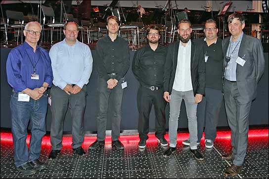 Das Sound-Team beim Audi Jubiläumskonzert