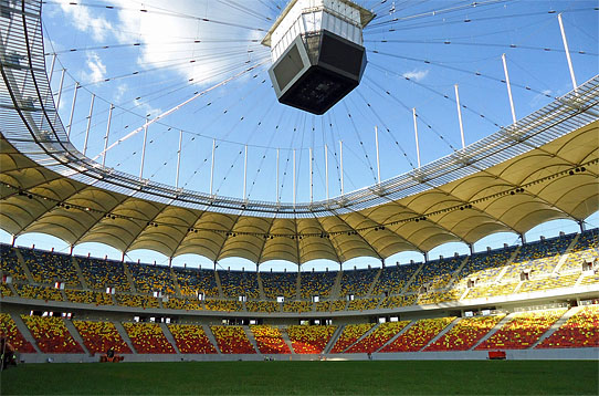 Neues Stadion in Bukarest mit EVI-Audio auf DieReferenz.de