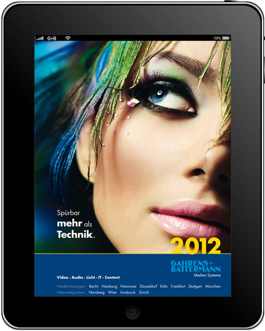 Gahrens + Battermann Katalog als iPad App auf www.DieReferenz.de