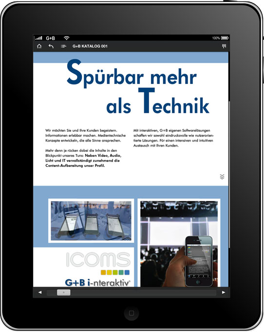 Gahrens + Battermann Katalog als iPad App auf www.DieReferenz.de