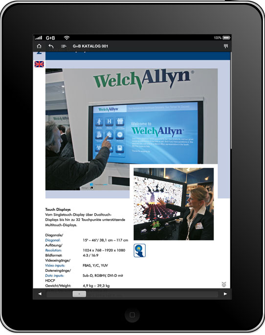 Gahrens + Battermann Katalog als iPad App auf www.DieReferenz.de