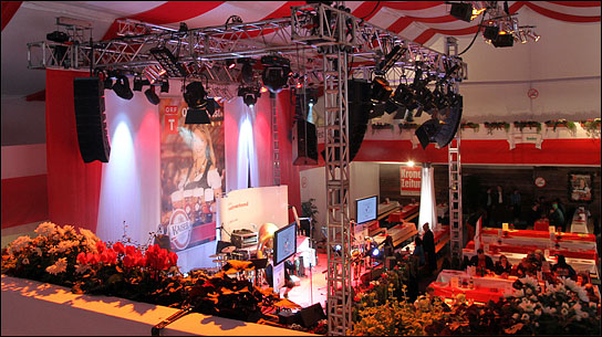 LightandSound beim ORF-Tirol-Oktoberfest mit L-Acoustics auf DieReferenz.de