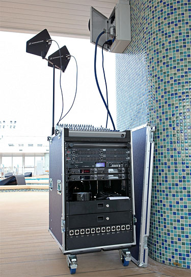 mobiles Rack von Sennheiser auf DieReferenz.de