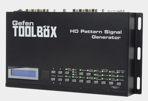 Die Toolbox von GEFEN ist ein HD Pattern Signal Generator.