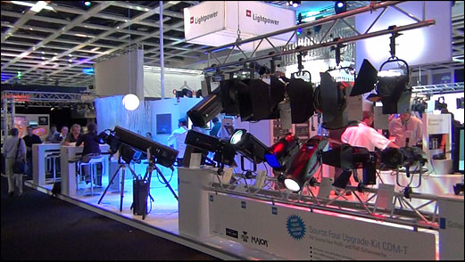 Der Stand von Lightpower auf der SHOWTECH 2011 auf DieReferenz.de