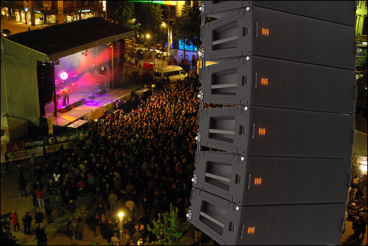 MLA von Martin Audio zu sehen am atlantic audio Stand auf der Prolight + Sound