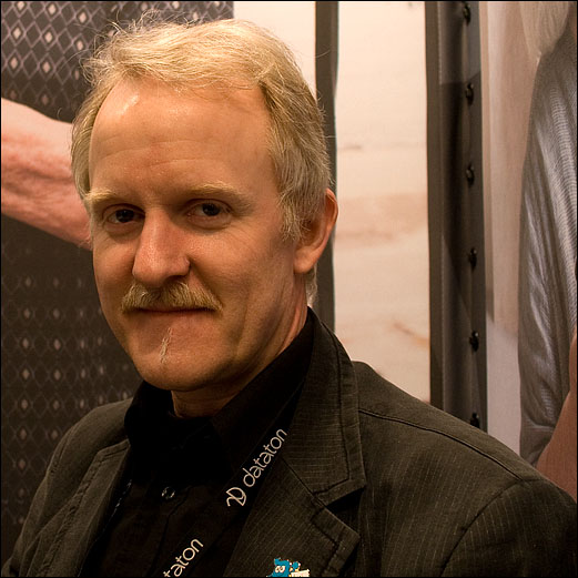 ISE 2011 Rainer Beddig von dataton mit Watchout