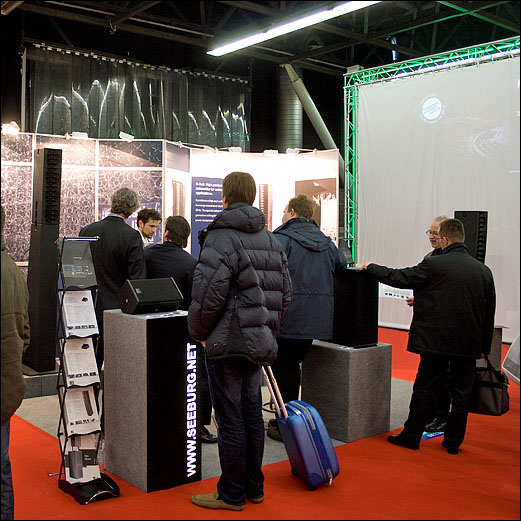 ISE 2011 Messestand von SEEBURG acoustic line