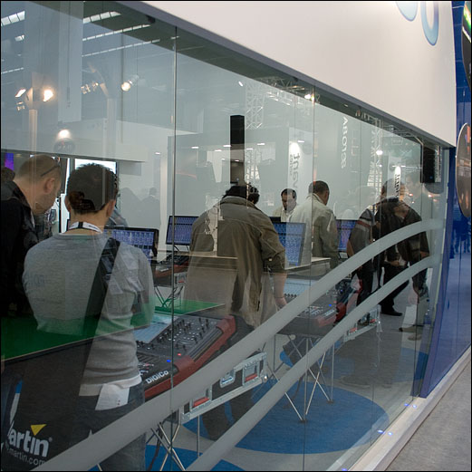 Auch 2011 vor Ort: DiGiCo-Training am Stand von atlantic audio auf der Prolight + Sound