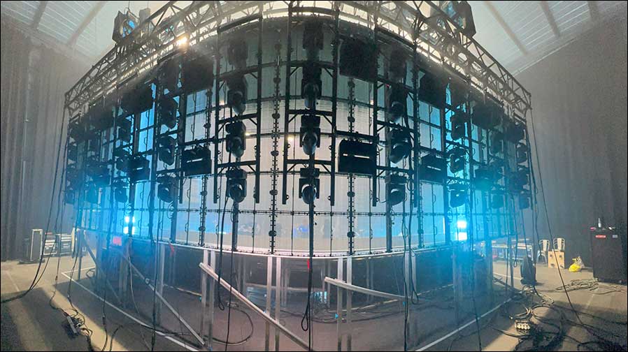 Die neue Innlights-Wall InnScreen T3 von AVM bei der Leony-Tour (Fotos: Ole Schütte, AVM-Event GmbH)