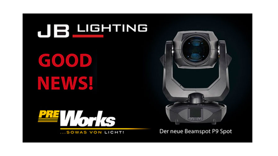 Jetzt bei Preworks: Licht von JB-Lighting