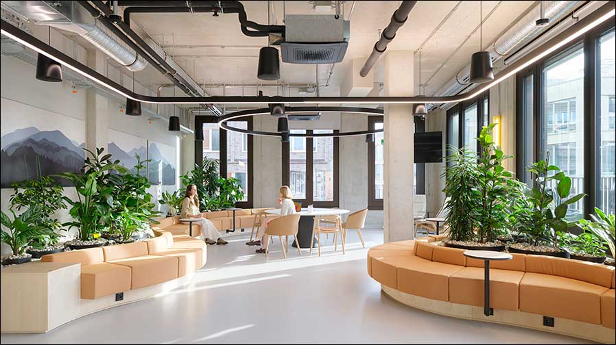 Innenausbau in der Macherei München: Kinzo, Light, Vision Two und Baierl & Demmelhuber (Fotos: Sorin Morar)