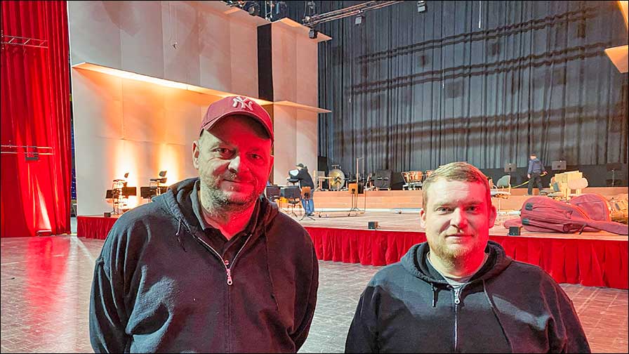 Vor Ort in Kiel: André Zettner (links) und Patrik Maibom