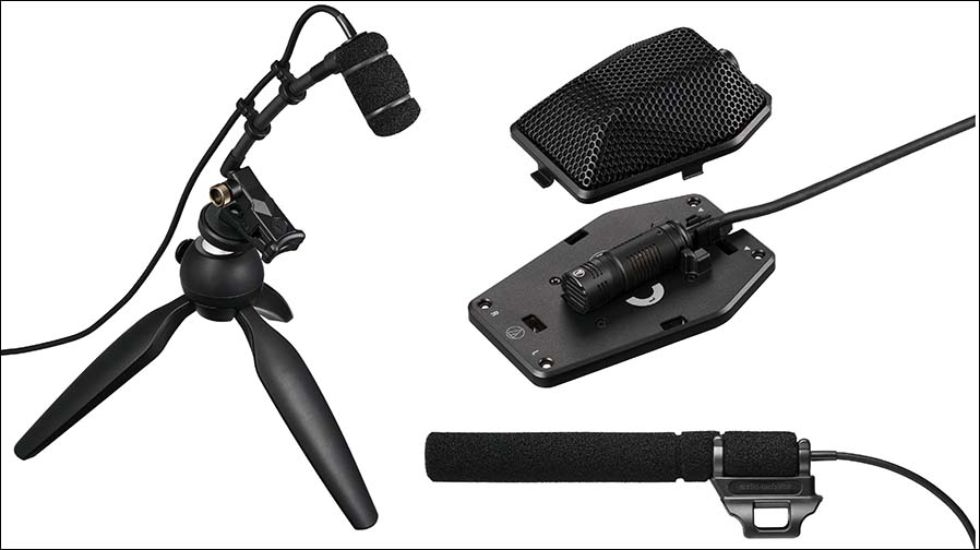 Ein Mikro in zwei Variationen: Audio-Technica Stereomikrofon BP350ST (Fotos: Audio-Technica)