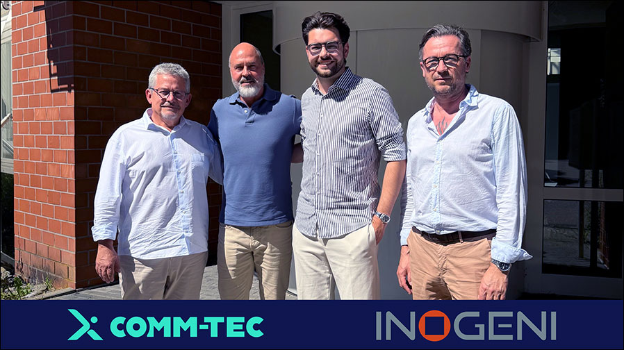 Freude über die Zusammenarbeit: die Teams von COMM-TEC und INOGENI ( Foto: COMM-TEC)