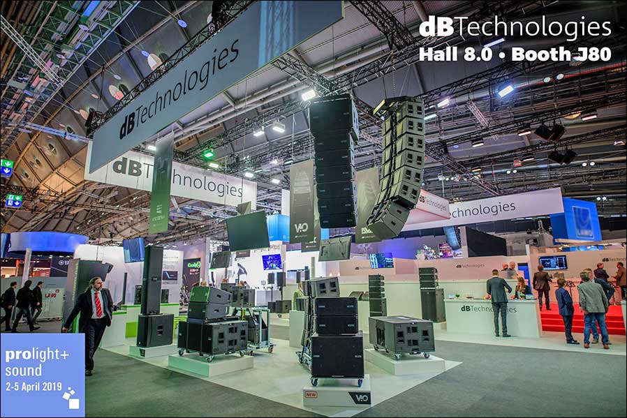 dBTechnologies auf der Prolight + Sound 2019