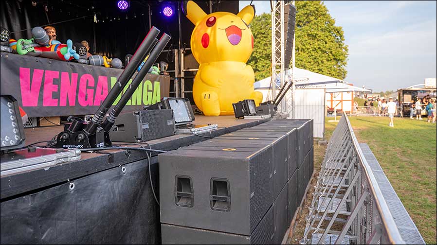 Guter Sound von dBTechnologies für gute Stimmung bei der Bowleparty, Canaletto Dresdner Stadtfest (Foto: dBTechnologies)