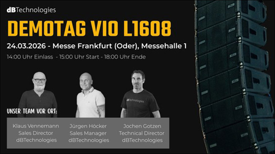 24.03. in Frankfurt / Oder: VIOE L1608 Demo Day