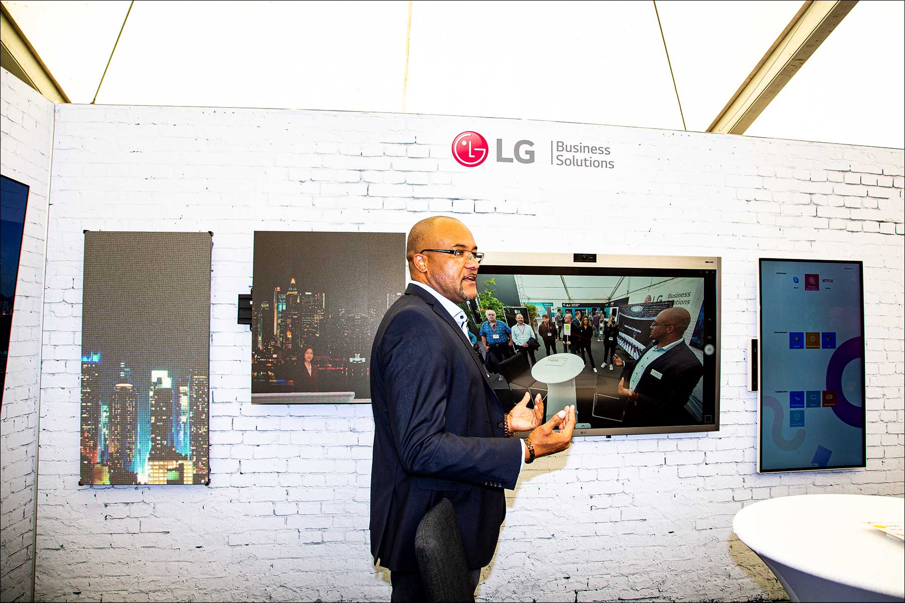 Brian Sims von LG Electronics (Foto: Tom Becker / DieReferenz)