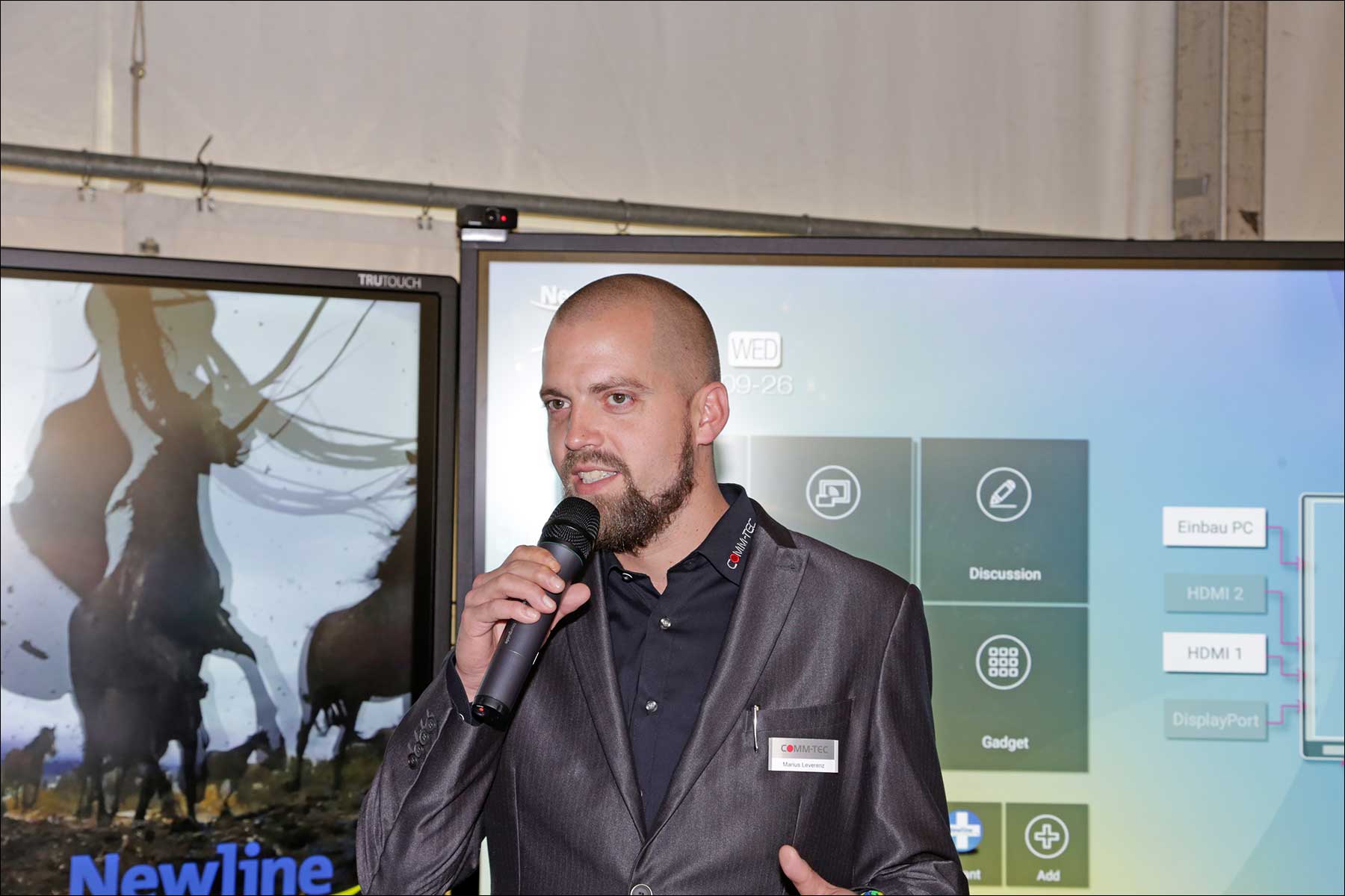 Marius Leverenz beim COMM-TEC S14 Solutions Day 2018