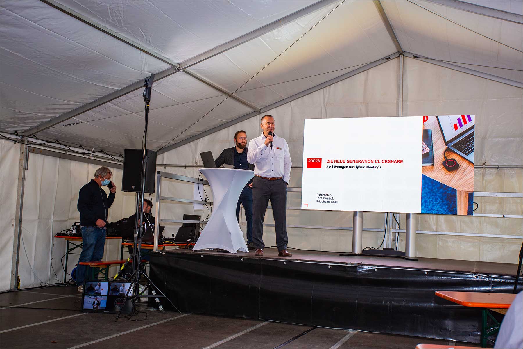 Von Barco kommt eine neue Generation von ClickShare (Foto: Tom Becker)