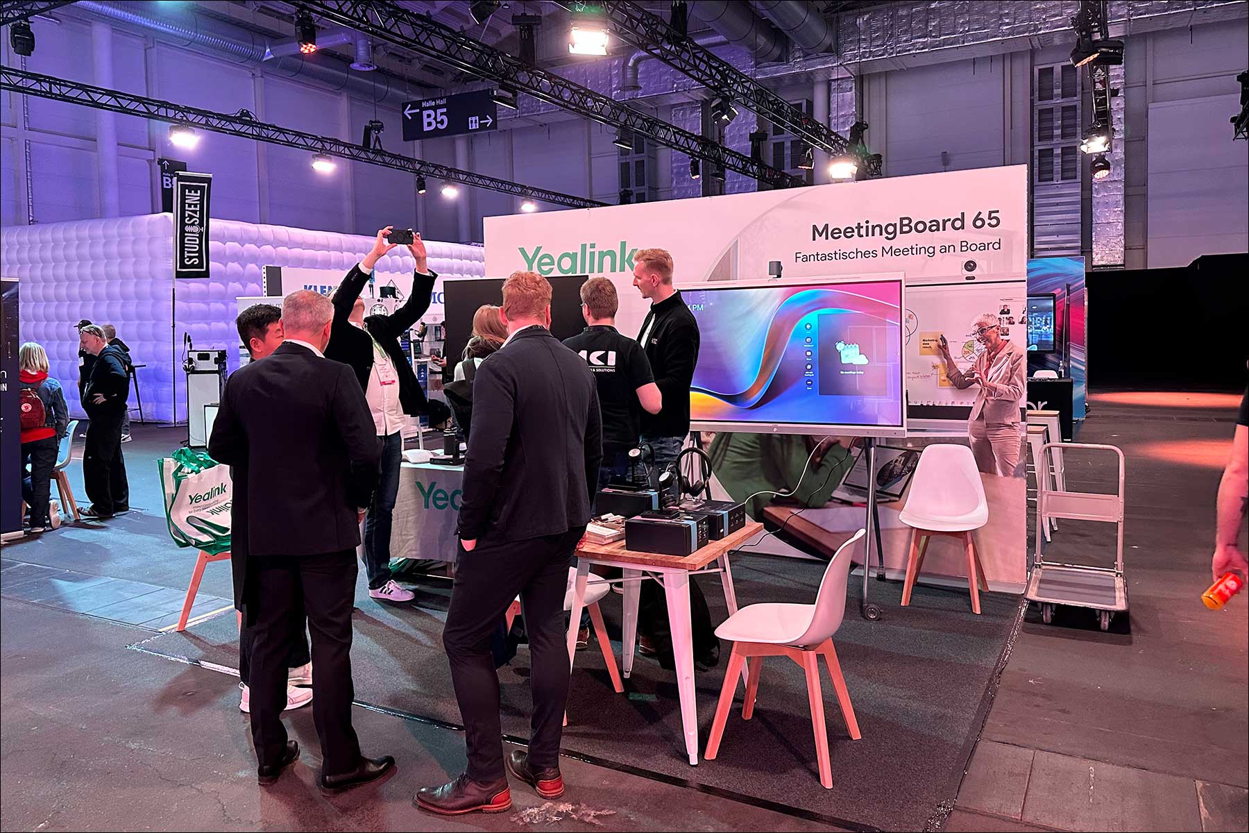 Das Interesse ist da: Stand von Yealink