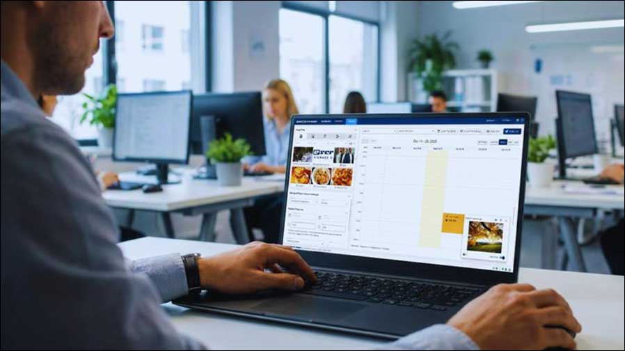 easescreen aus Graz bietet eine flexible und benutzerfreundliche Digital Signage Software zur Planung, Verwaltung und Ausspielung digitaler Inhalte für Unternehmen aller Art (Foto: easescreen)