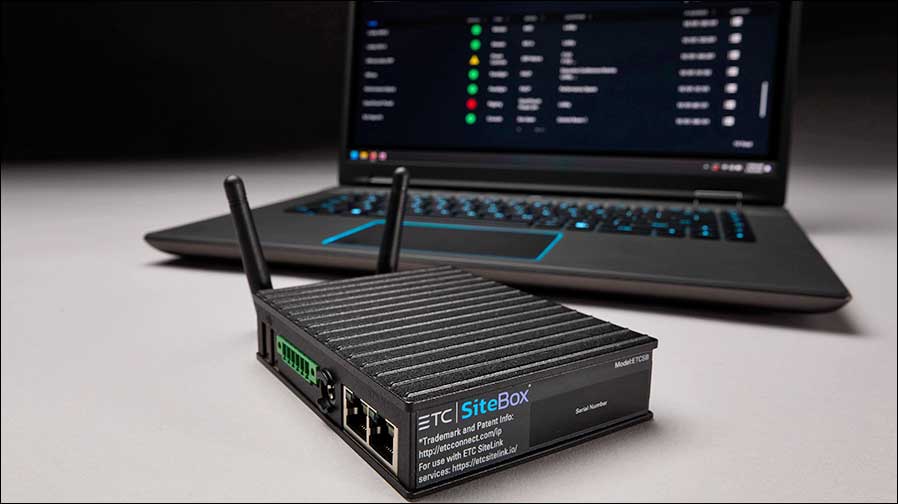 Richtungsweisende Überwachungstechnik: Die ETC SiteBox im Verbund mit dem cloud-basierten Dienst SiteLink (Foto: ETC)