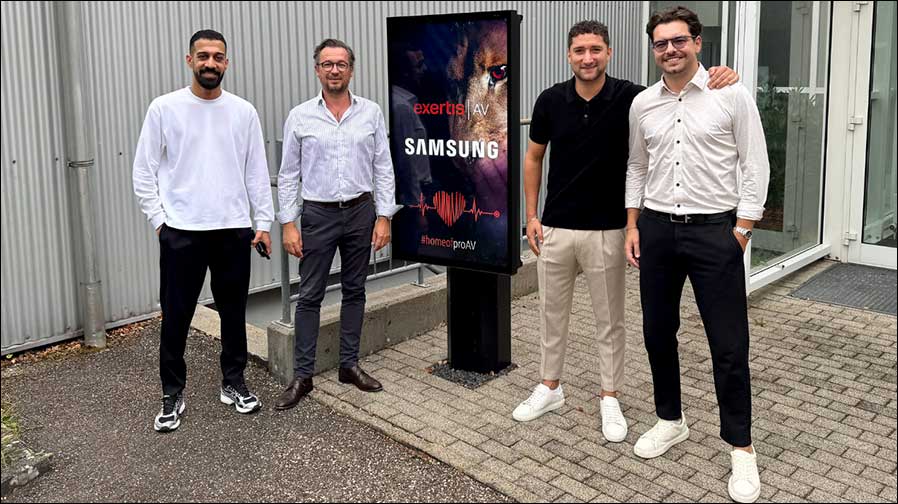 Neue Zusammenarbeit: Exertis AV mit Samsung Electronics (Foto: Exertis)
