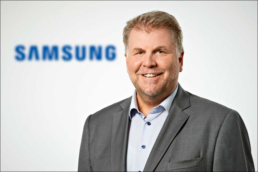 Markus Korn, Director Display bei der Samsung Electronics GmbH, setzt auf gelebte Partnerschaft.