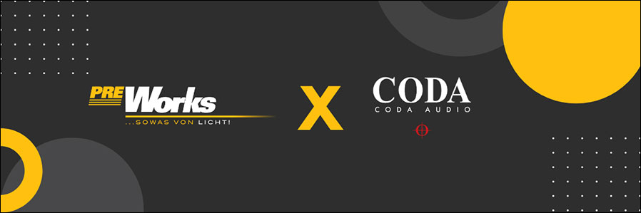  Preworks vertreibt CODA Audio (Grafik: Preworks))