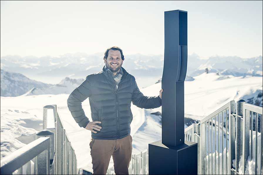 Mit L-Acoustics unterwegs: Dominic Schilt von Qu solutions.