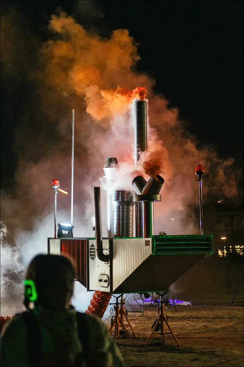 „Haze – Eine Bezeugung in Rauch“ von PARA (Fotos: Jonas Fischer)