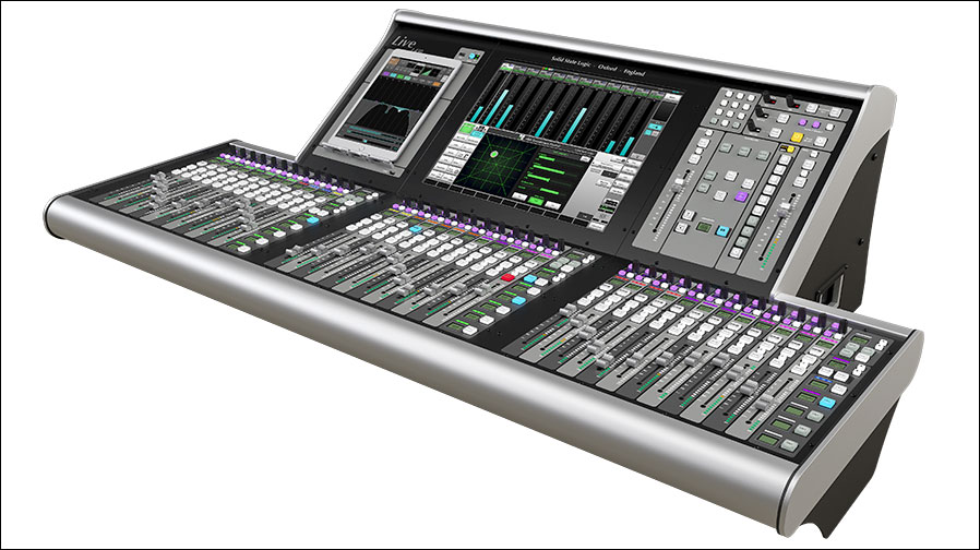 SSL Live 450 mit d&b Soundscape (Foto: d&b audiotechnik)