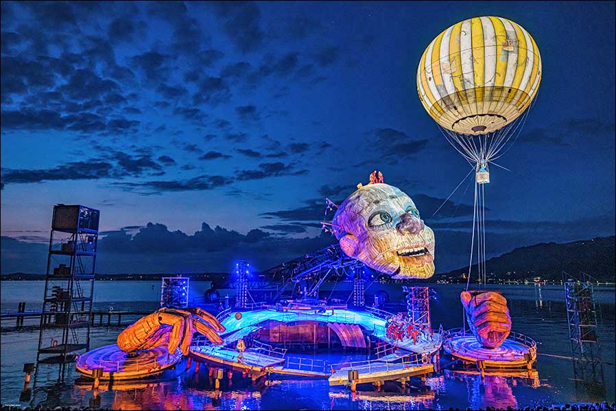 Rigoletto auf der Bregenzer Seebühne im Bodensee (Fotos: Ralph Larmann)