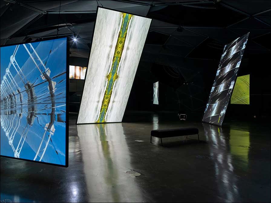 Bill Fontanas "Primal Energies"-Ausstellung in Graz (Fotos: N.Lackner / Universalmuseum Joanneum).