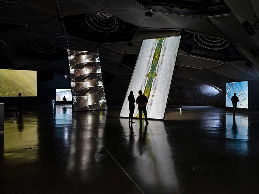 Bill Fontanas "Primal Energies"-Ausstellung in Graz (Fotos: N.Lackner / Universalmuseum Joanneum).