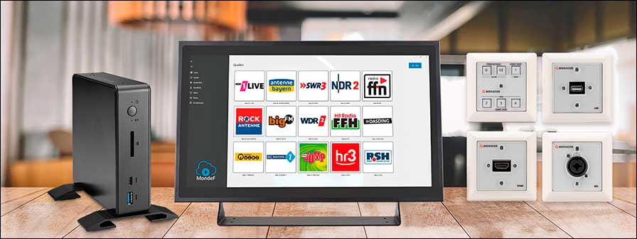 MondeF ist die neue Audio-over-IP-Lösung von MONACOR 