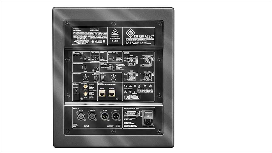 Eine neue Ära des Monitorings für AES67-basierte Umgebungen: Neumann KH 750 AES67 Subwoofer