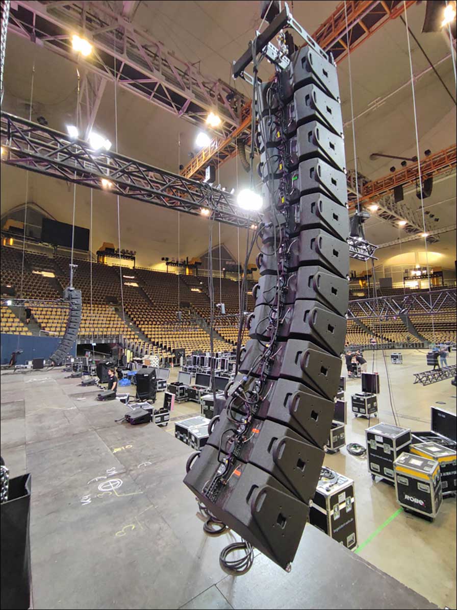 Für den guten Ton sorgte das AiRAY Line Array-System von CODA Audio (Foto: CODA Audio)